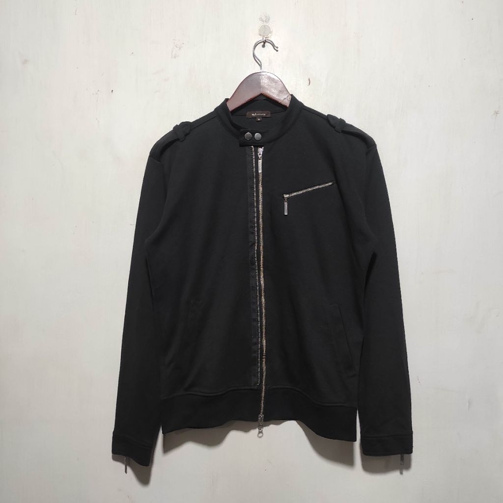 M.f.editorial multi zip parka jacket size : M