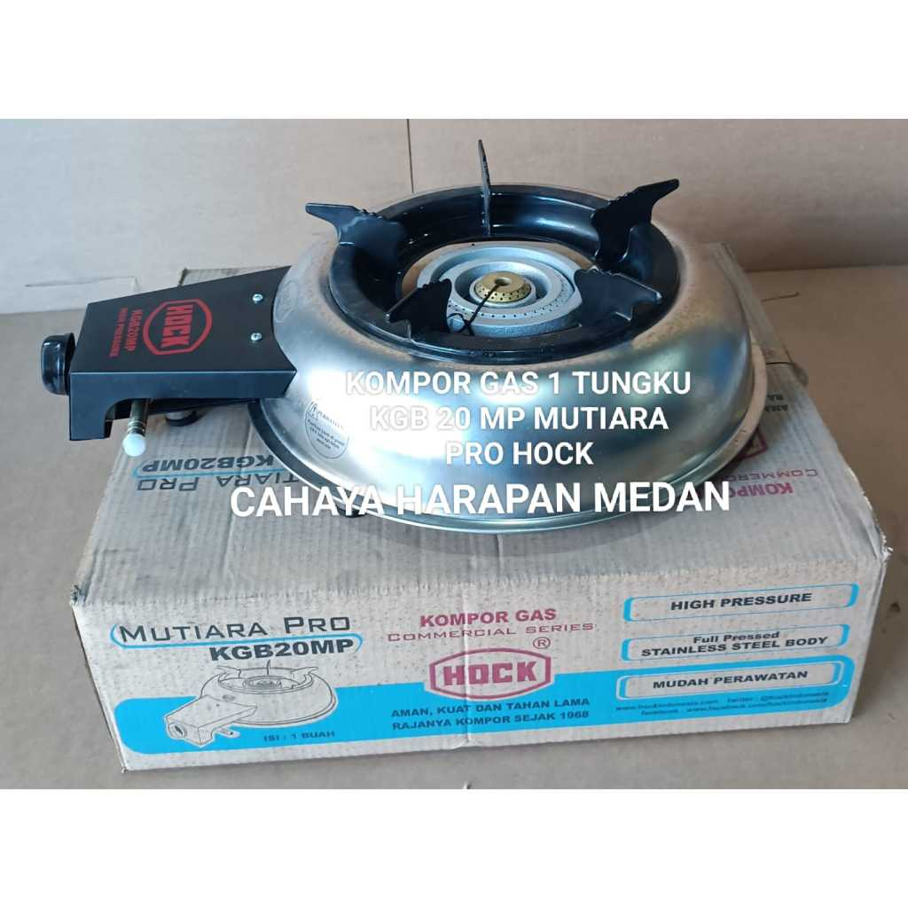 KOMPOR GAS 1 TUNGKU PRO MUTIARA HOCK