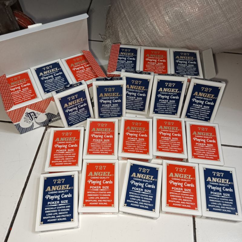 Kartu Remi ANGEL 727 ORI Japan Second Bekas Mulus Seperti Baru Playing Card Mainan Kartu TERMURAH