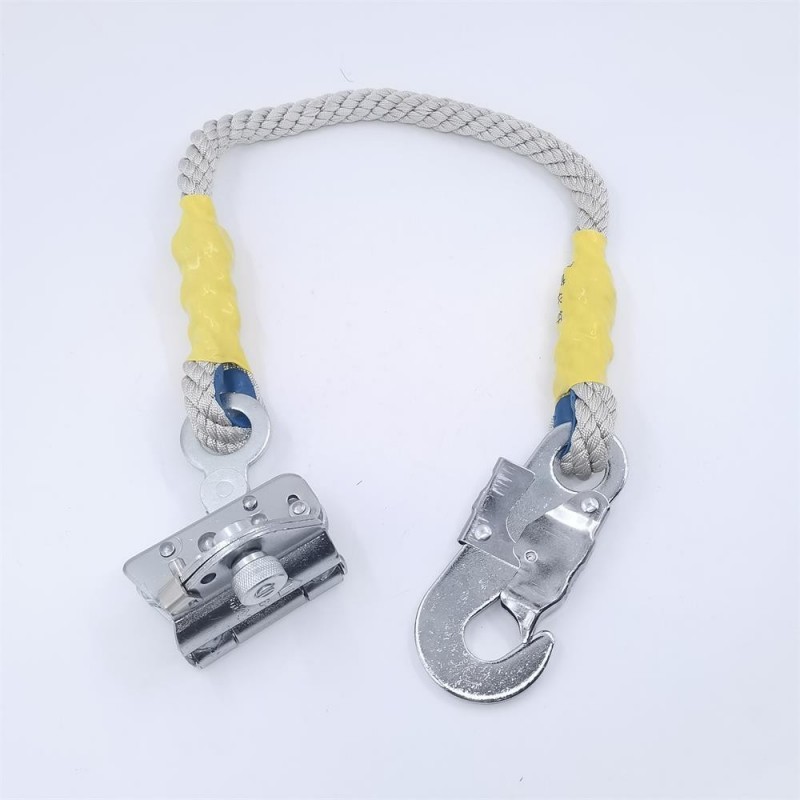 Sliding Rope Grab Vertical Fall Arrester Rope Lanyard Auto Stop Rope Grab Climbing Alat Panjat