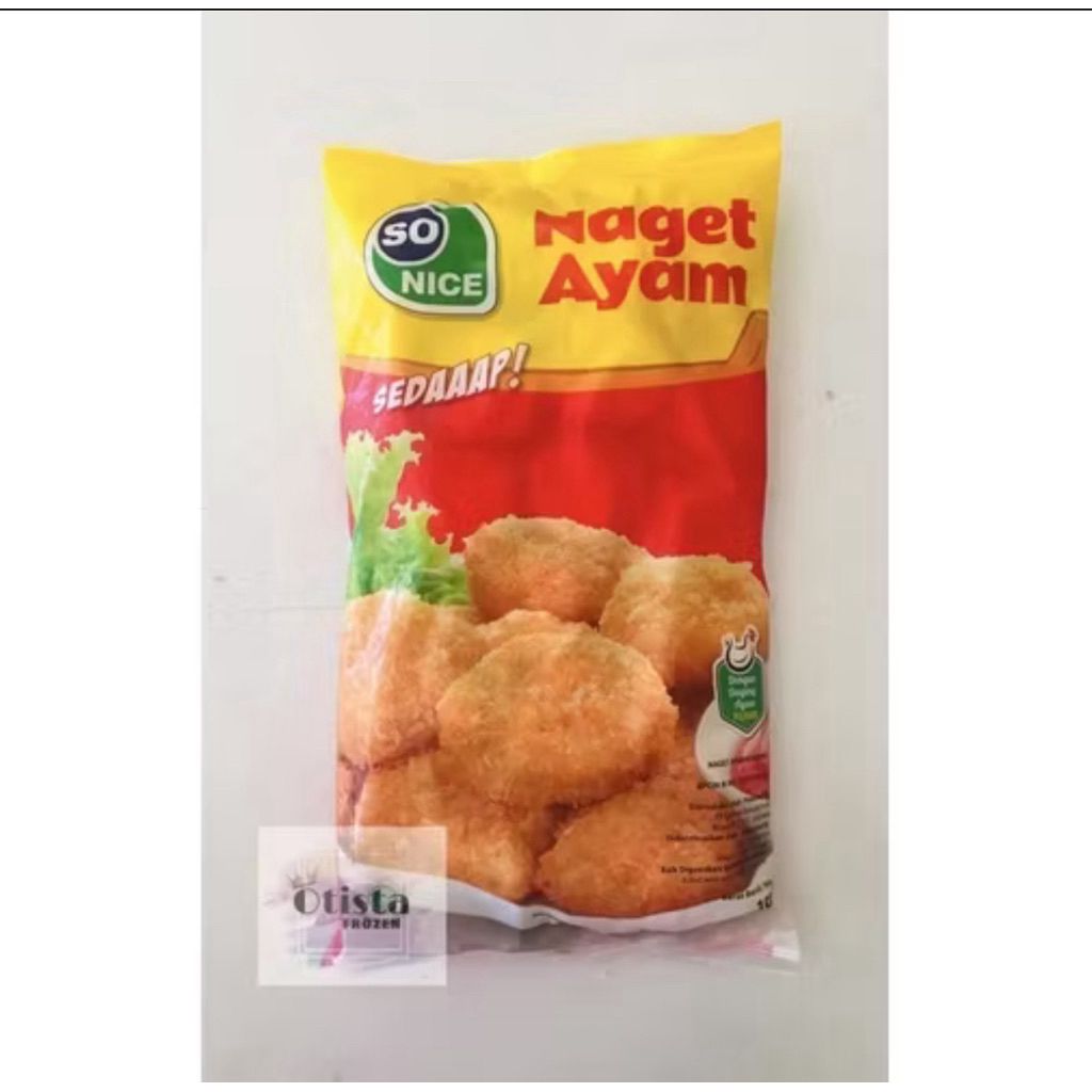 

SO NICE NAGET 1 KG / NAGET 1000 GR / STICK 1000 GR / SO NICE