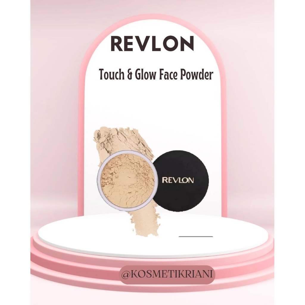 REVLON TOUCH N GLOW FACE POWDER/Bedak Tabur Revlon/bedak tabur viral