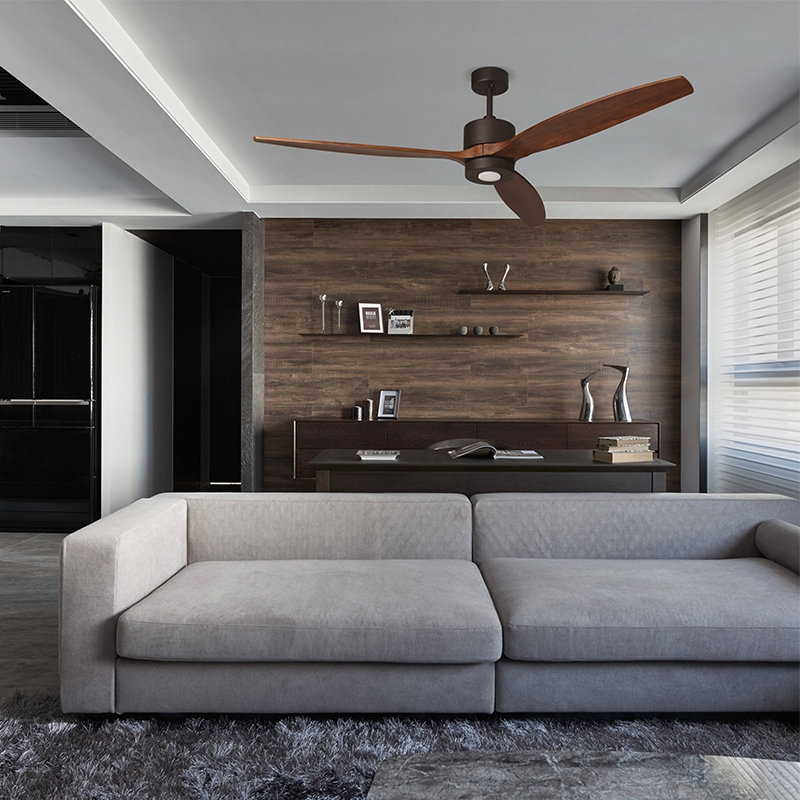 LAMPU KIPAS ANGIN GANTUNG MT. EDMA 60IN PRESTON, KIPAS LAMPU LED