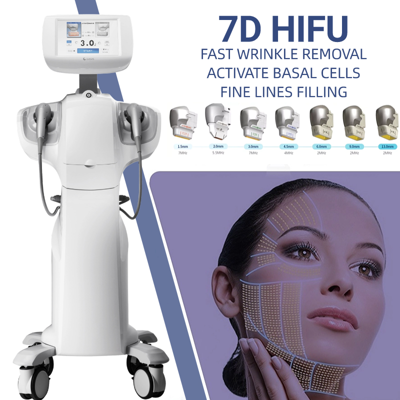 HIFU 7D 2in1 Anti-Aging Treatment for Face 7D HIFU Alat HIFU Wajah Korean Ultraformer Anti Aging Tre