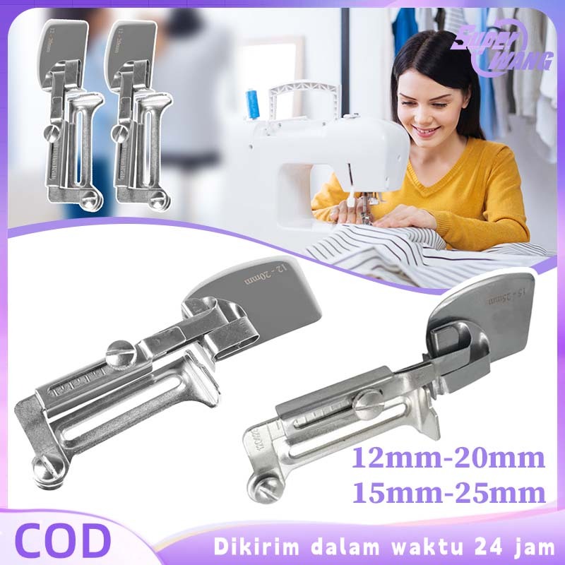 Corong Kelim Mesin Jahit High Speed Stainless Corong Heming Mesin Jahit Dengan Baut Corong Lilit Mes