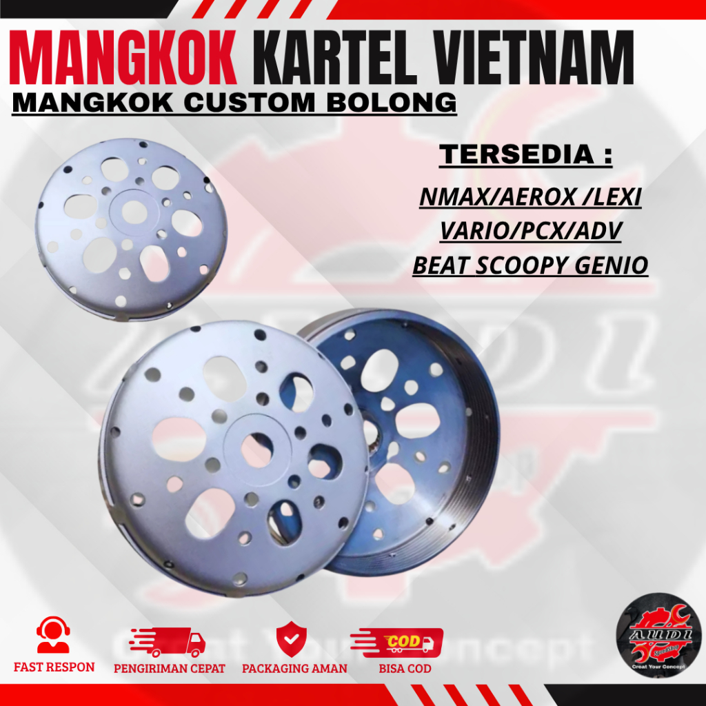 VIETNAM PARTS MANGKOK KARTEL ANTI SLIP VARIO 125 150 ADV PCX NMAX AEROX LEXI BEAT FI SCOOPY FI ESP