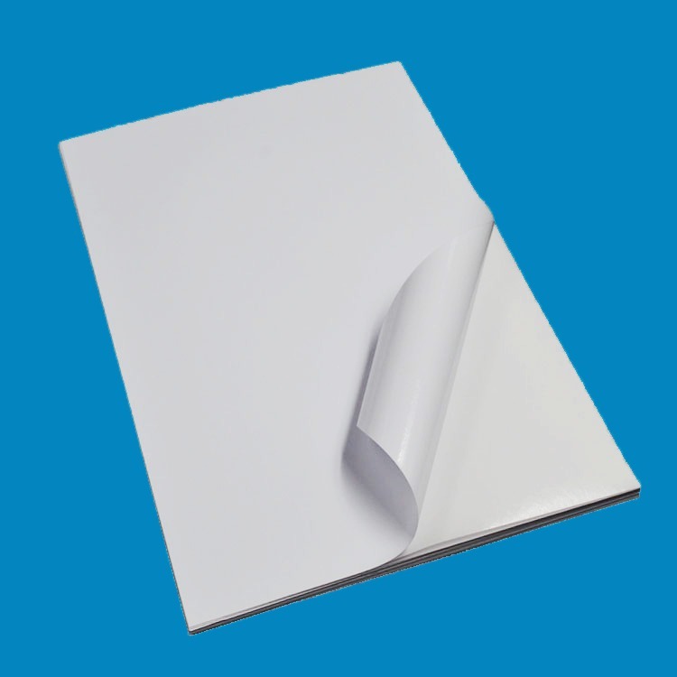 

Bahan Kertas Stiker Cromo ukuran A4 per 1 lembar