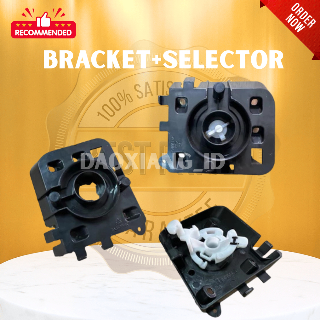 BRACKET + SELECTOR MESIN CUCI POLYTRON 1 SET ORIGINAL