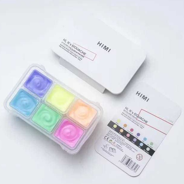 

KODE E99G Miya himi gouache glow in the dark 6clr x 23ML