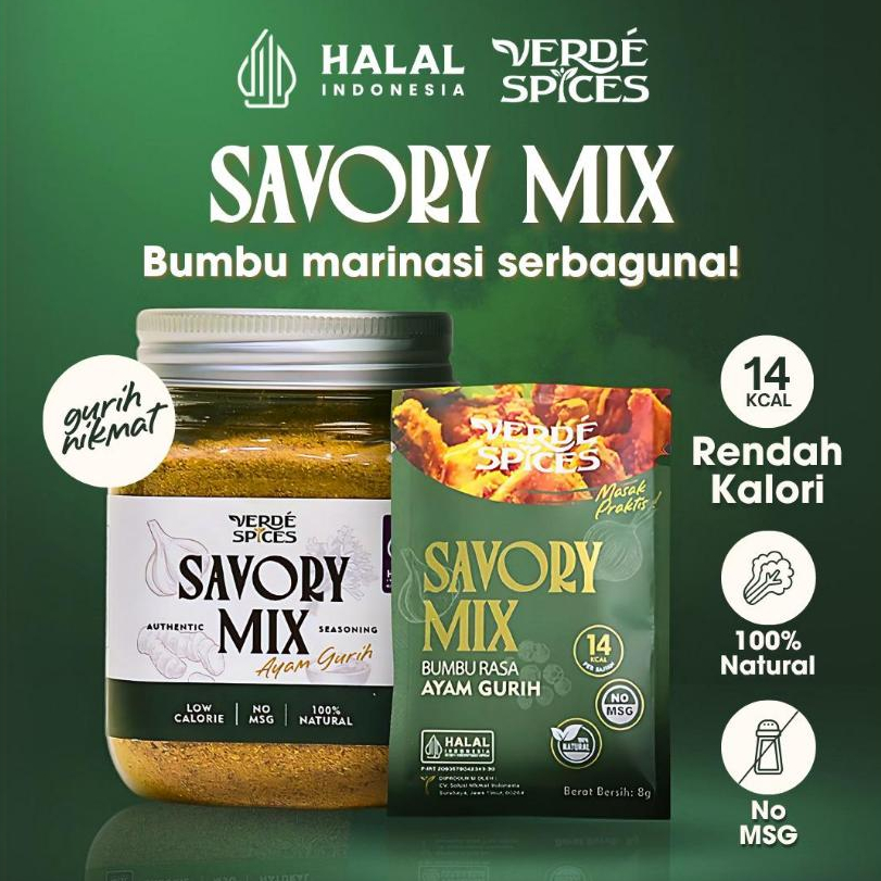 

Ayam Gurih Bumbu Marinasi Rendah Kalori Rempah Bubuk Masak Diet Mix Dry Rub