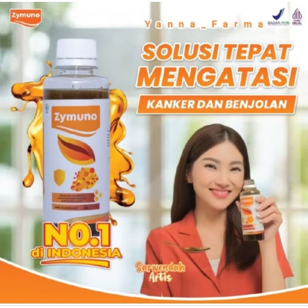 

Madu Zymuno Asli Herbal Imunoterapi Atasi Benjolan Tumor Kanker Ampuh 200ml