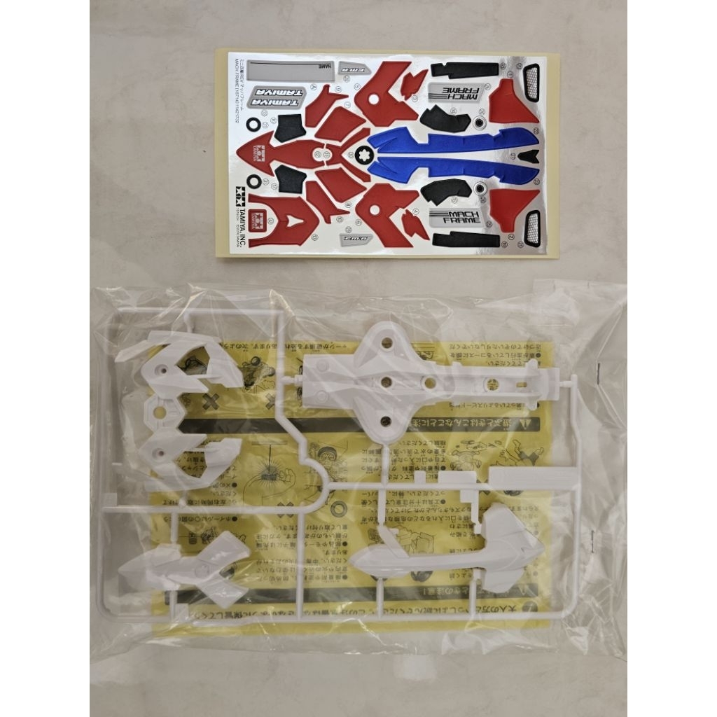 Body dan Decal Mach Frame FMA Original Tamiya