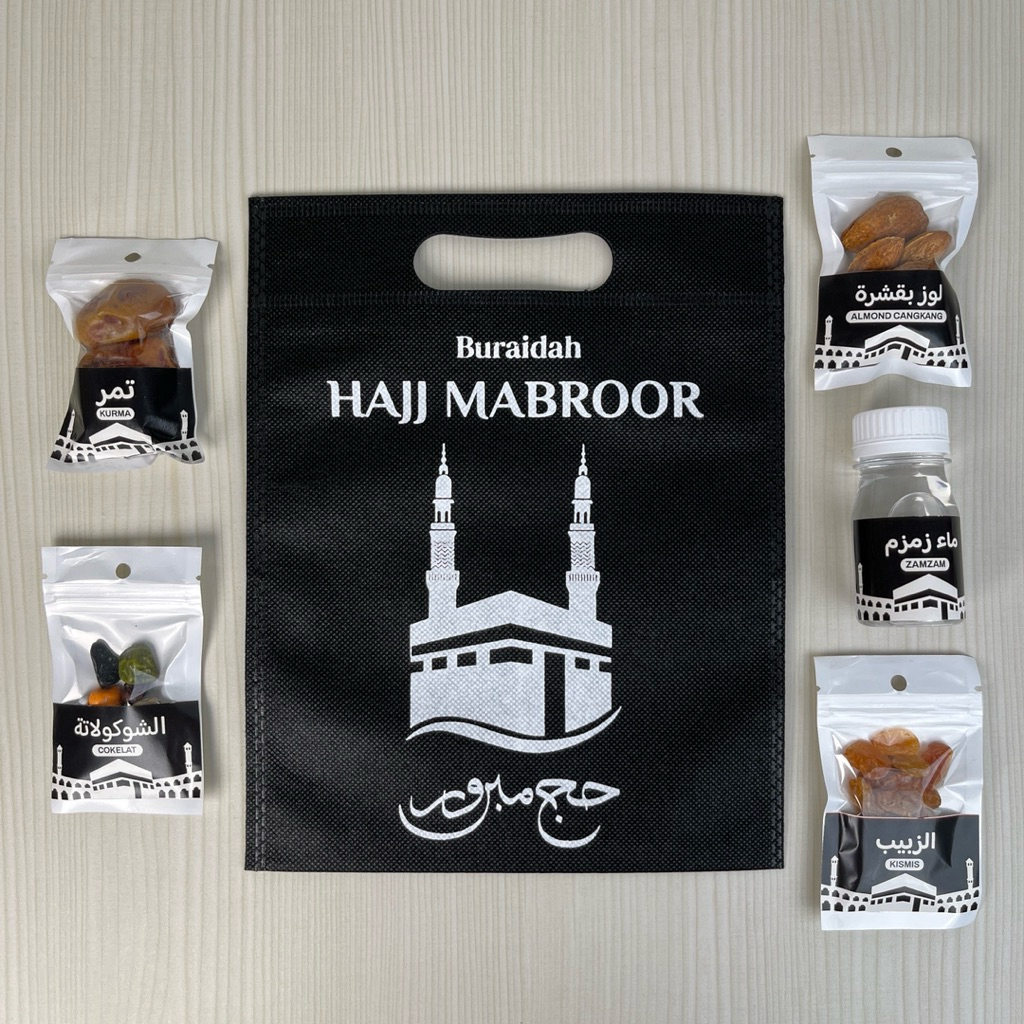 

Paket Jeddah Hampers Souvenir Snack Tas Jinjing Spunbond Premium Gift Oleh Oleh Haji Dan Umroh Khas Arab