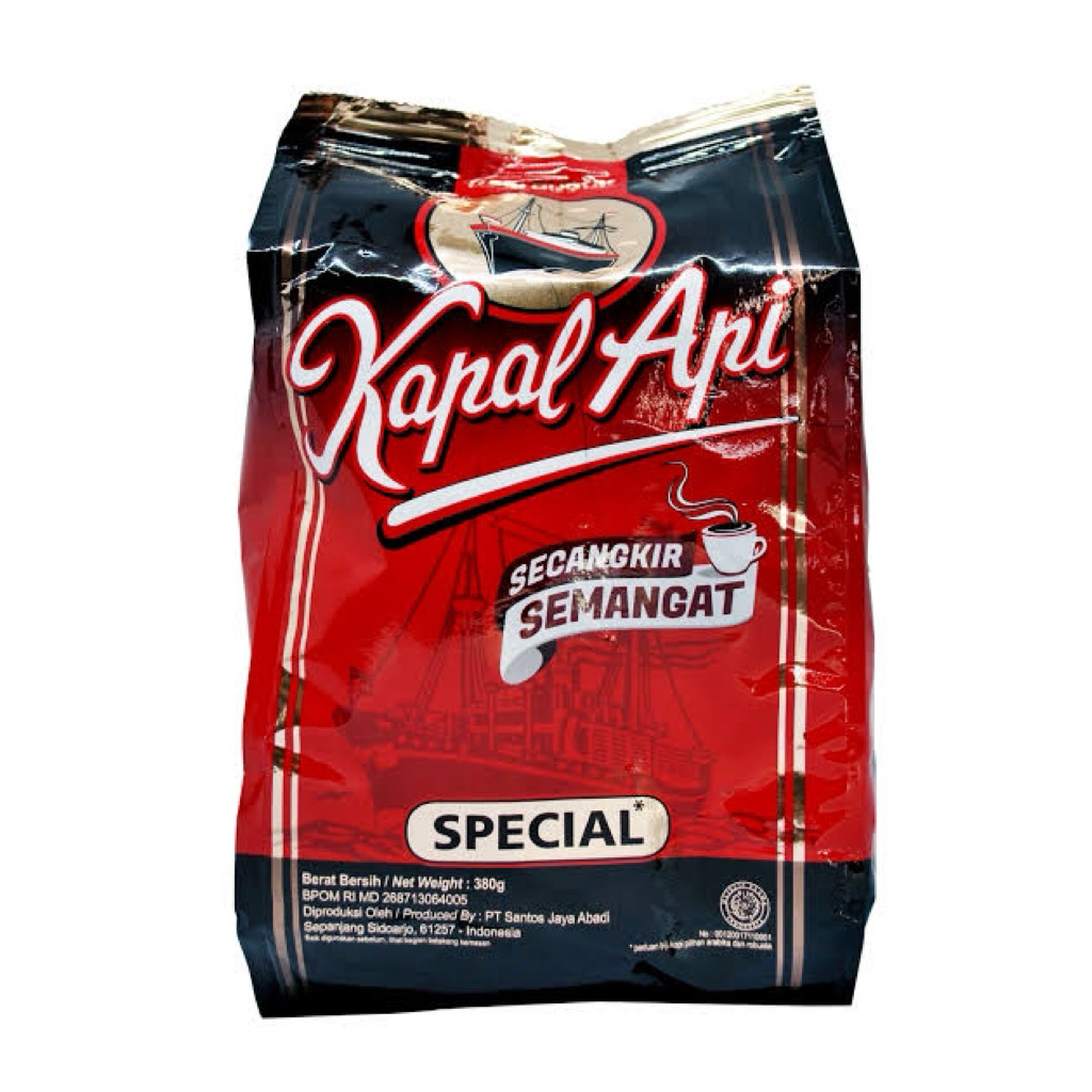 

Kopi Kapal Api Spesial kemasan 350g 150g dan 90g