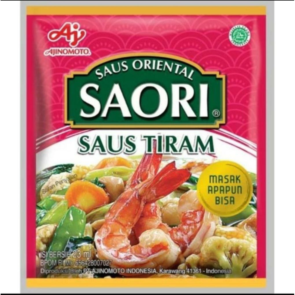 

SAORI Saus Tiram Oriental Oyster Sachet 23ml (Renceng) isi 10