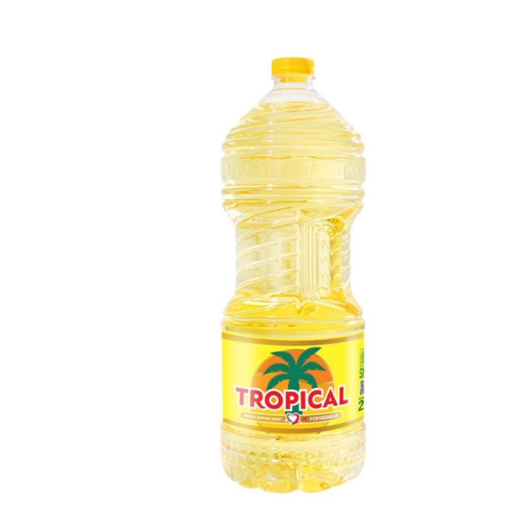 

minyak goreng Tropical 2L kemasan botol