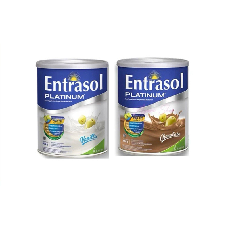 

Entrasol Platinum Coklat, Vanila 400gr