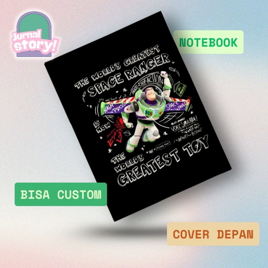 

Notebook Custom Buku Diary A5 Buzzlighter Infinity Toy Story Buku Tulis Catatan Agenda Planner Jurnal Hardcover