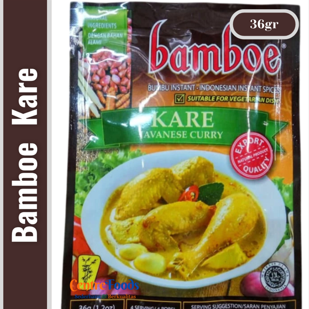 

Bumbu Masak Kare - Javanese Curry BAMBOE | 36gr [ Harga Per BKS ]