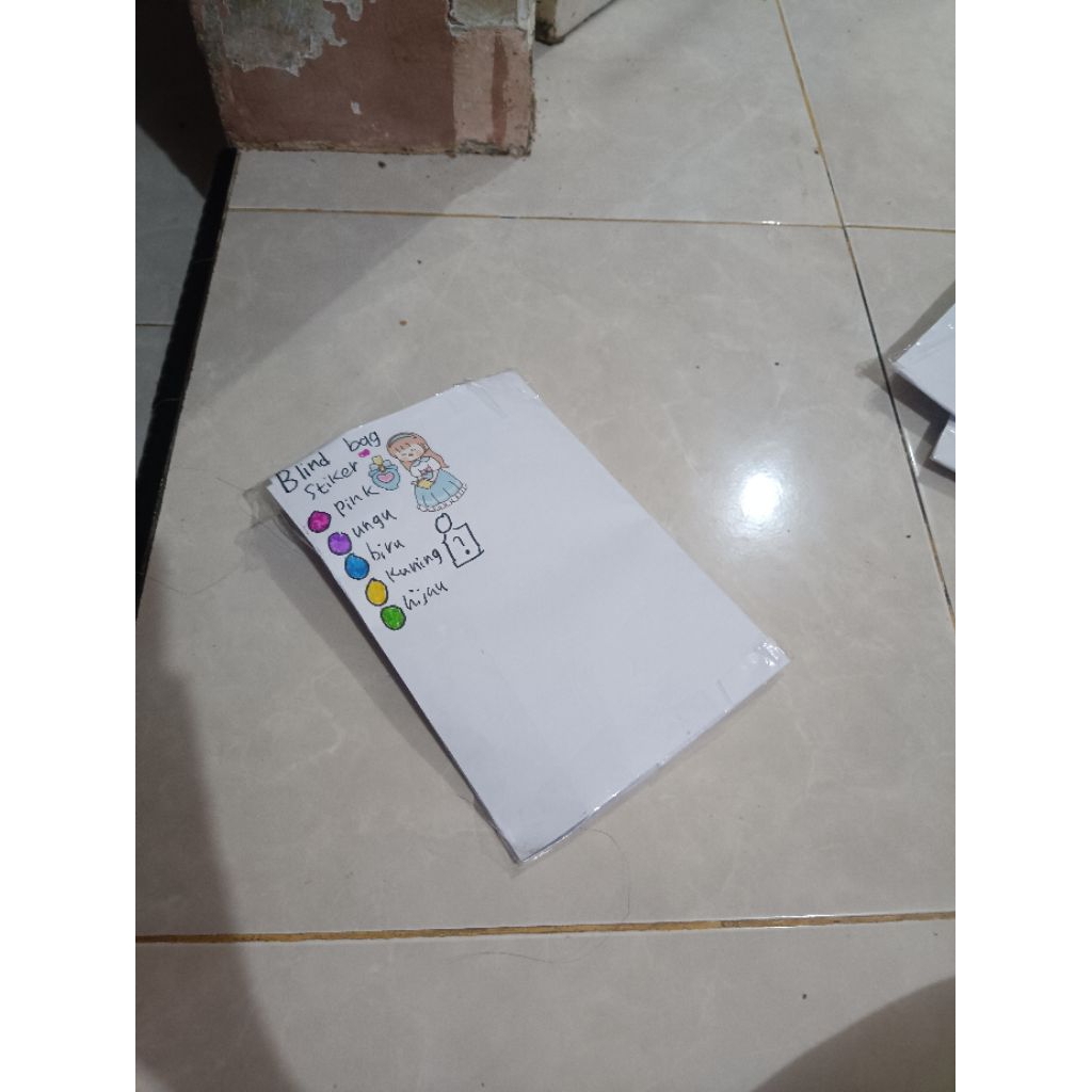 

blind bag isi stiker