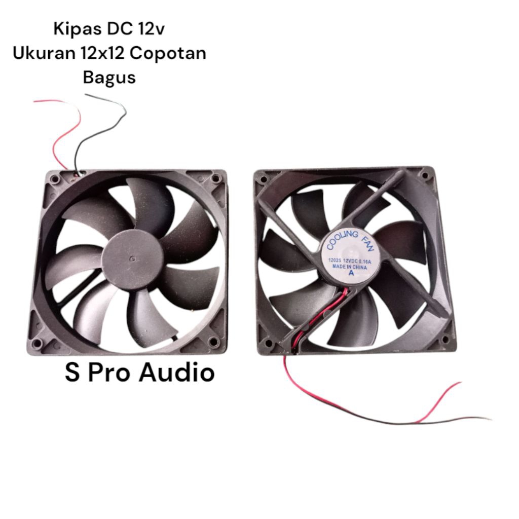 Kipas Amplifier Kipas DC 12v Ukuran kipas 12x12 Kipas CA 20 Kipas Power Copotan