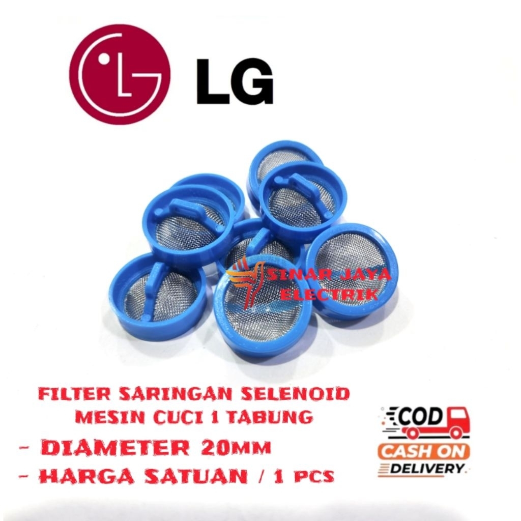 FILTER SARINGAN SELENOID MESIN CUCI LG 1 TABUNG | SARINGAN SELENOID MESIN CUCI LG
