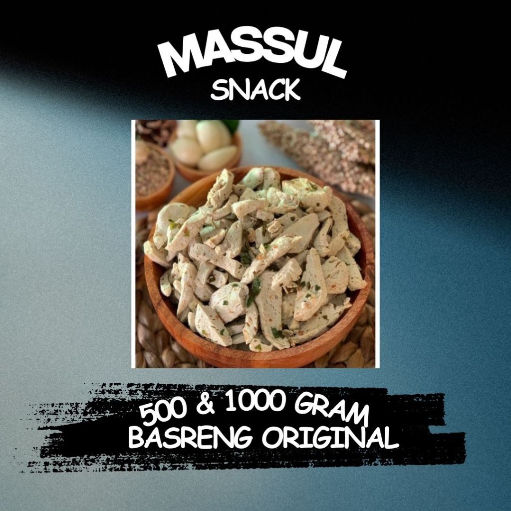

[500gram & 1000gram] Basreng Daun Jeruk Enak Renyah Murah Bakso Ikan Goreng Khas Sunda