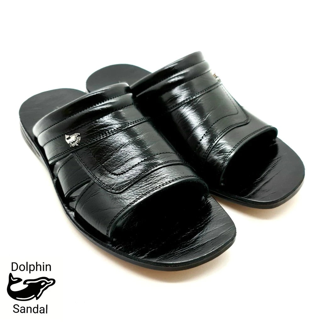 Sandal Dolphin Pria Dewasa Original - Sandal Kulit Asli Terbaru