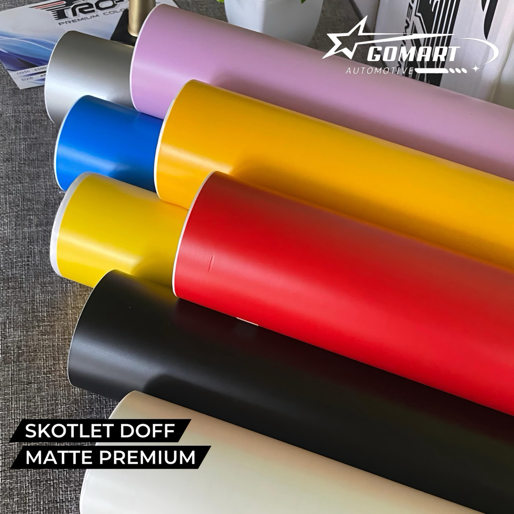 skotlet motor warna doff matte sticker scotlite profix hitam doff putih doff kuning doff biru doff s
