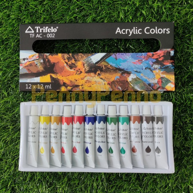

KODE B7F Acrylic Trifelo 12x12ml Cat Akrilik Trifelo 12x12ml