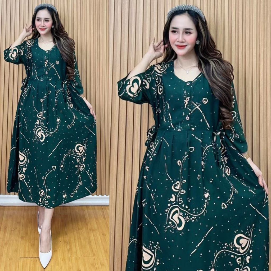 DASTER BUSUI JUMBO LENGAN PANJANG/DASTER MOTIF TERBARU/DASTER CHIBI LENGAN 3/4