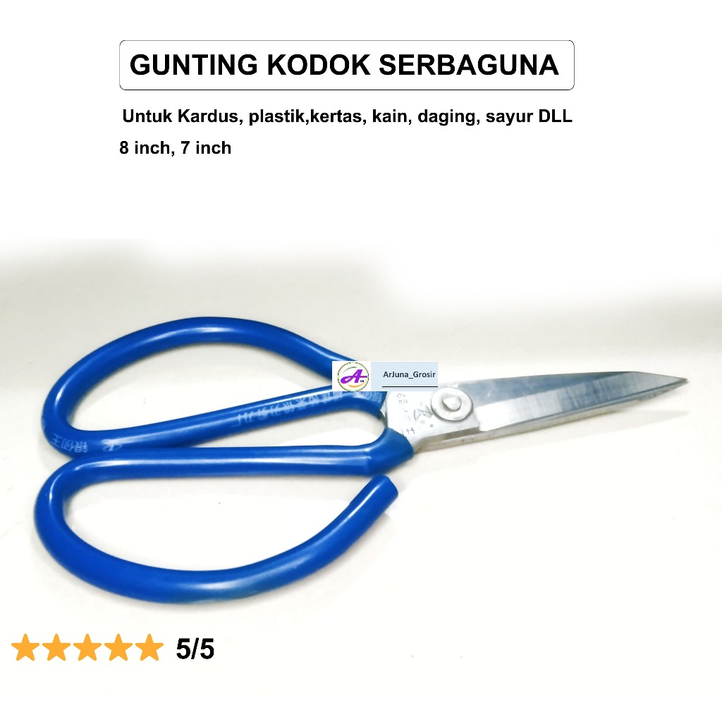 

Gunting Kain 8 Inch , 7 inch Gunting Kodok Gunting Karpet Gunting Kertas Gunting Tajam Serbaguna DISKON!!