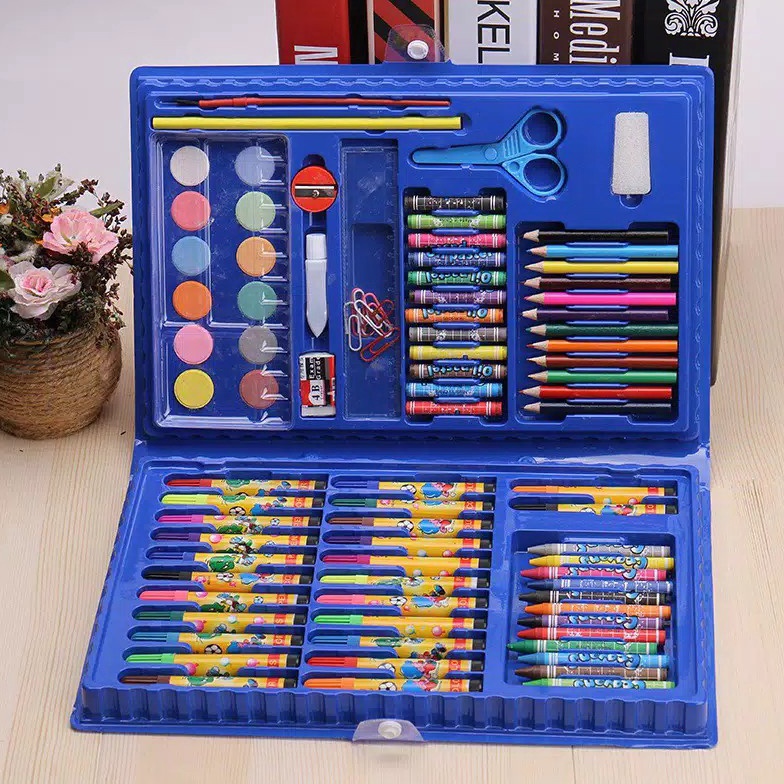 

KODE D13L Crayon Anak Set 86pcs Krayon Mewarnai Anak 86pcs Pensil Warna Set 86pcs