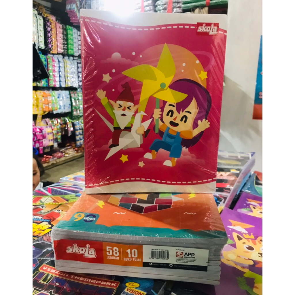 

Buku tulis Skola 58 Lembar