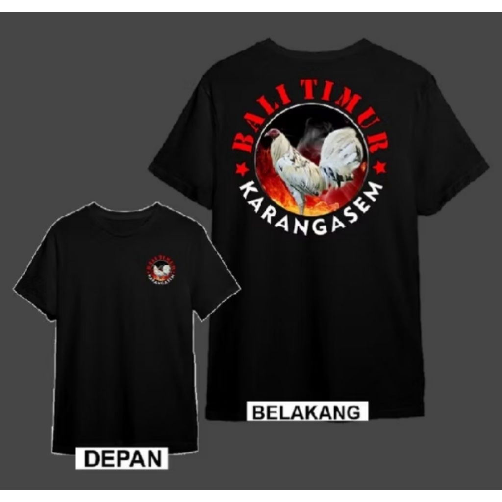 KAOS AYAM BALI UTARA KARANG ASEM - Baju Terbaru Tajen Bali