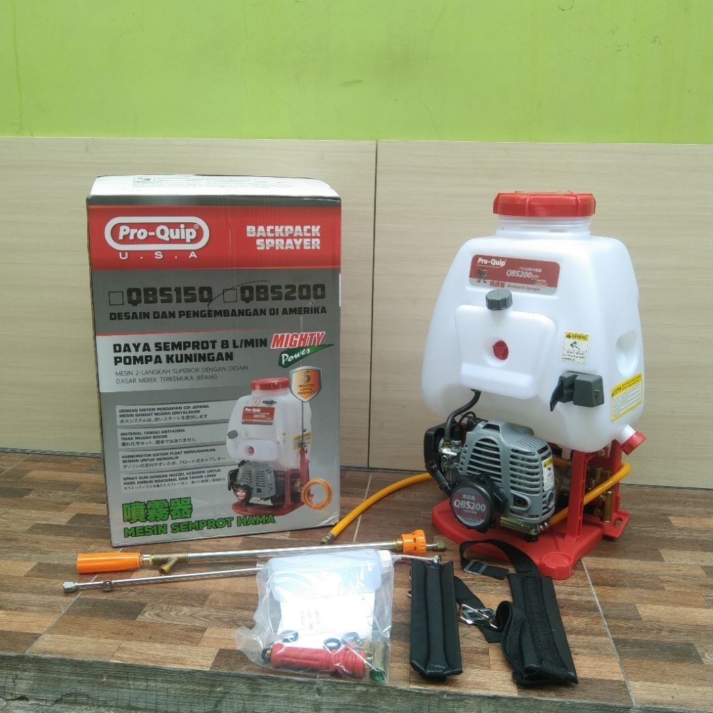 Mesin Semprot Pertanian 20 Liter 2 Tak Pro-Quip QBS200 / Mesin Semprot Hama 2 Tak 20 Liter Pro-Quip 