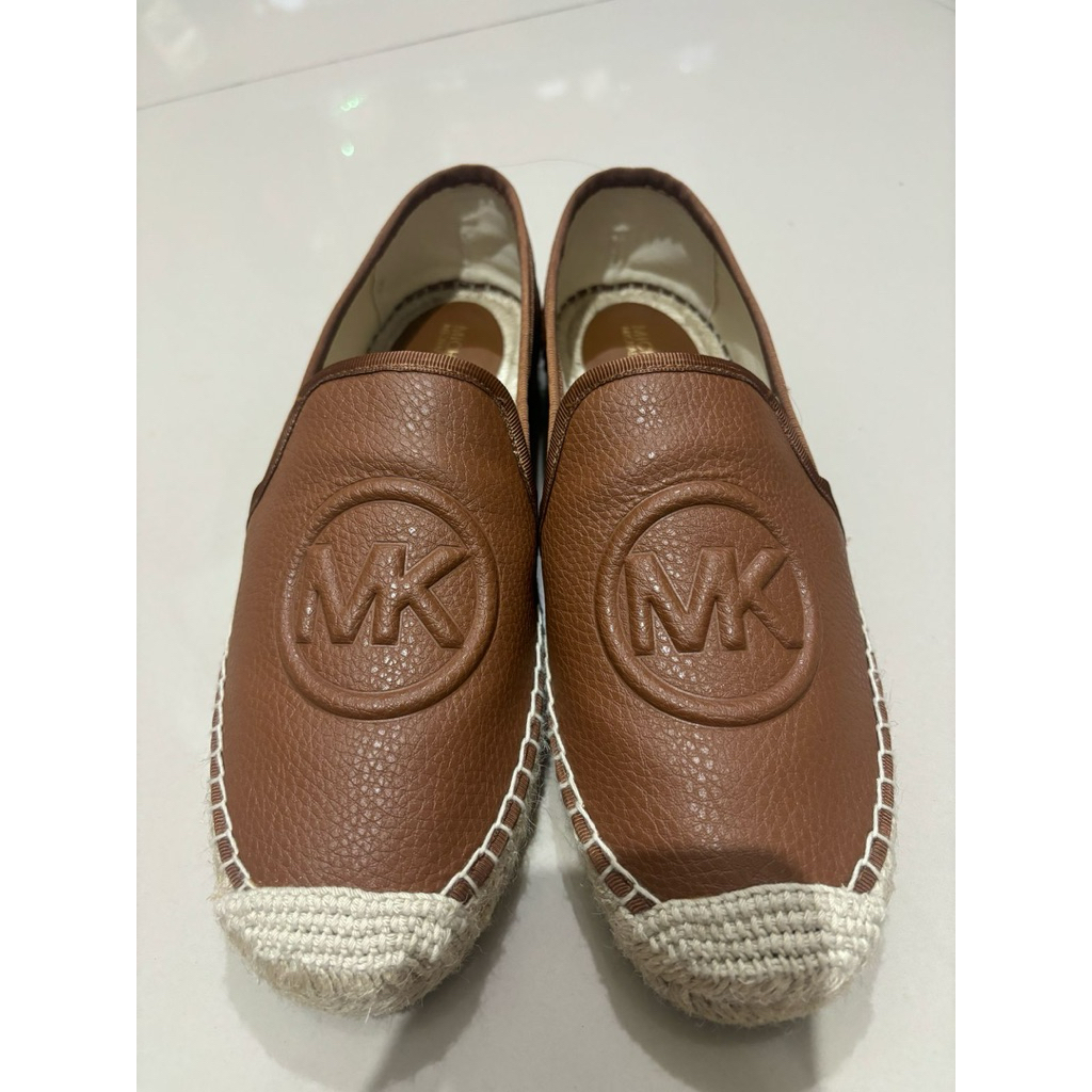 ORIGINAL 100%... MICHAEL KORS Hastings Espadrille Leather Shoes