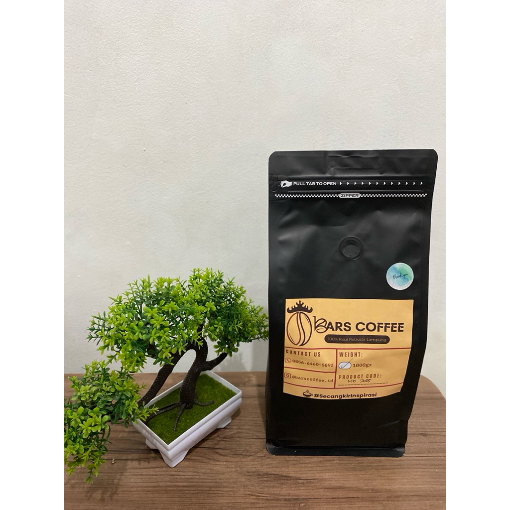 

BARSCOFFEE | KEMASAN BESAR 1KG LEBIH HEMAT KOPI BUBUK ROBUSTA LAMPUNG