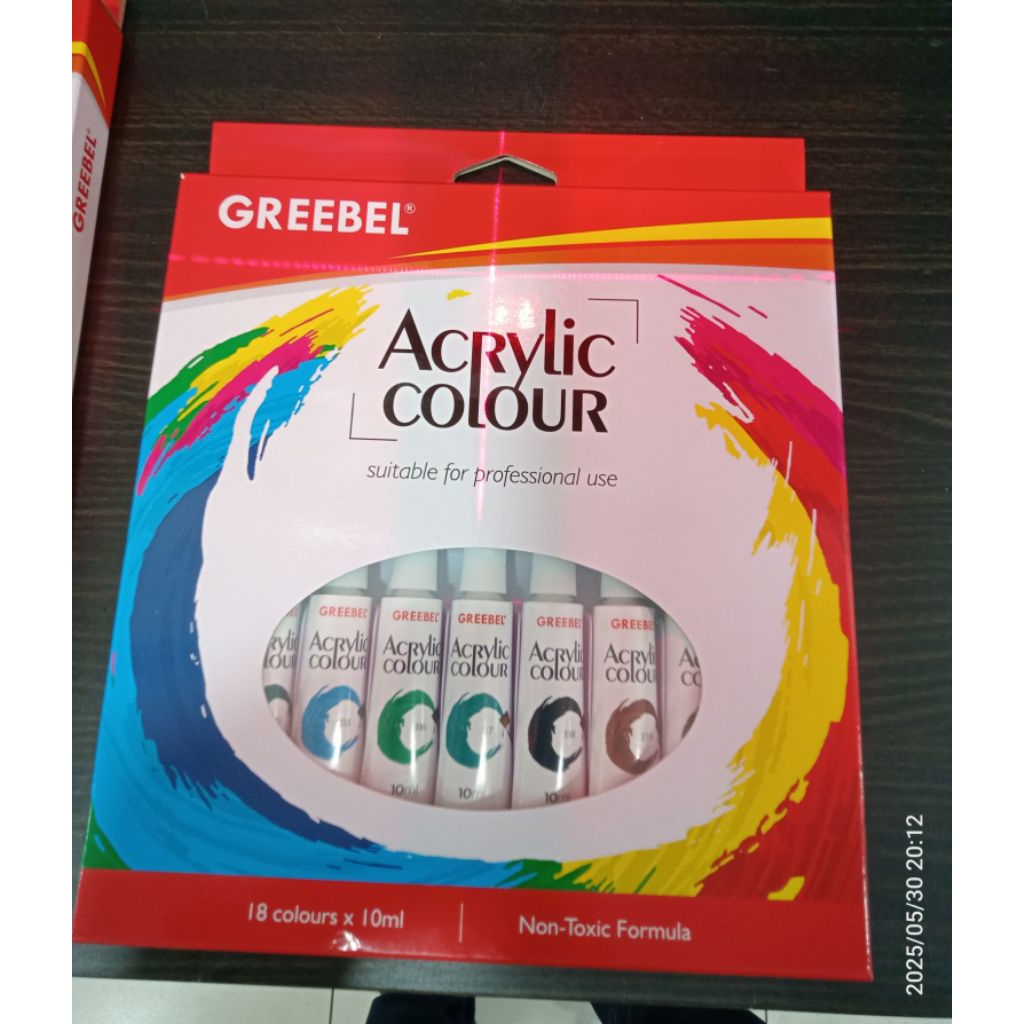 

GREEBEL ACRYLIC PAINT 10ML (18Warna)
