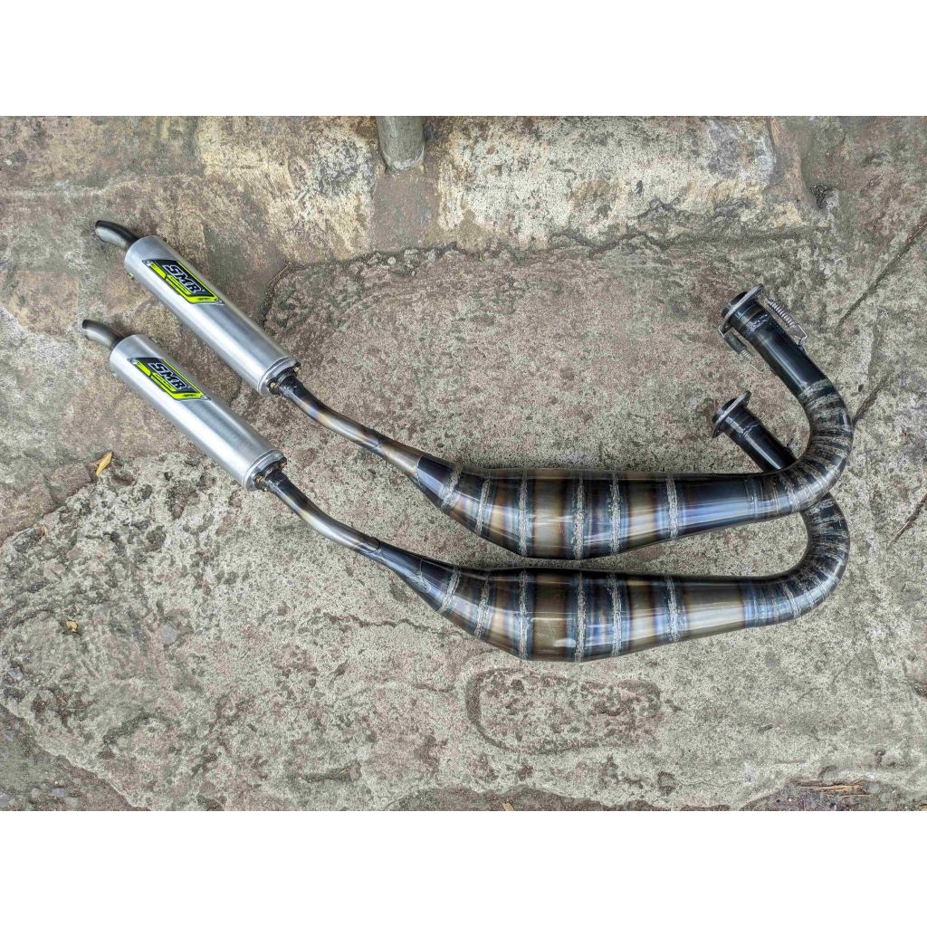 Knalpot RX King SMR PDK Scorpio Plat Leher Cacing - Slip on