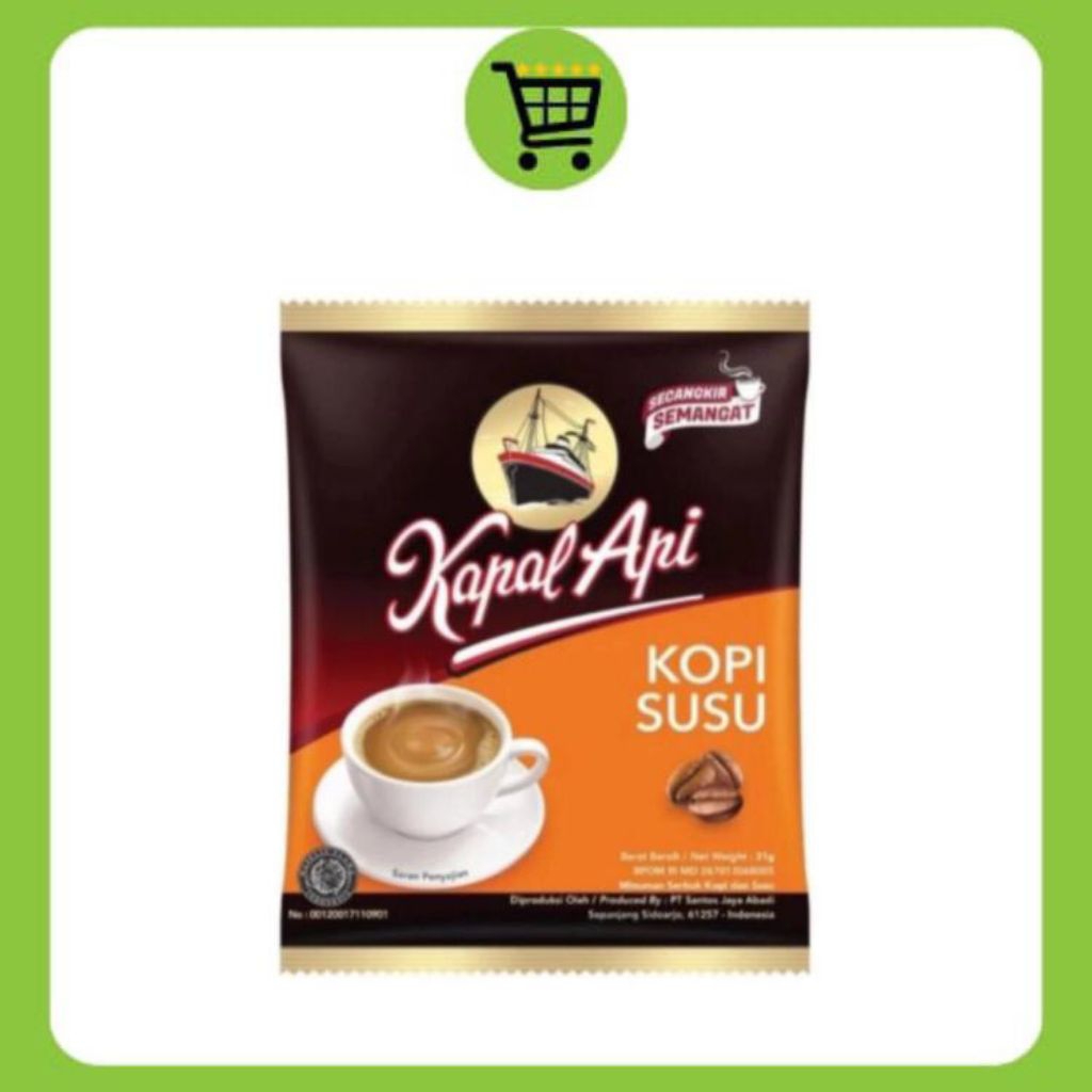 

•DailyMart• Kopi Kapal Api Kopi Susu Renceng Isi 10 Sachet