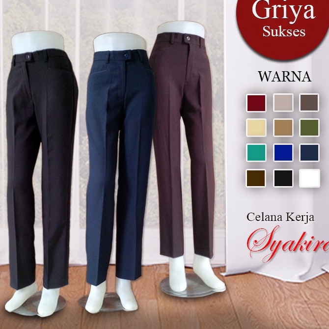 Celana Kerja Wanita Kantor  Celana Wanita  Celana Kerja Wanita Kantor Bahan Lentur
