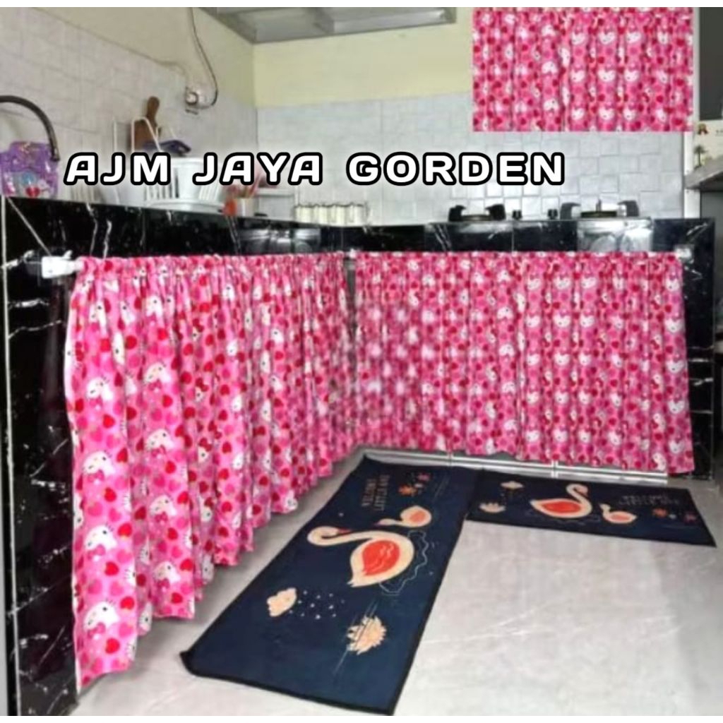 gorden kolong dapur Gorden wastapel gorden kolong meja kompor