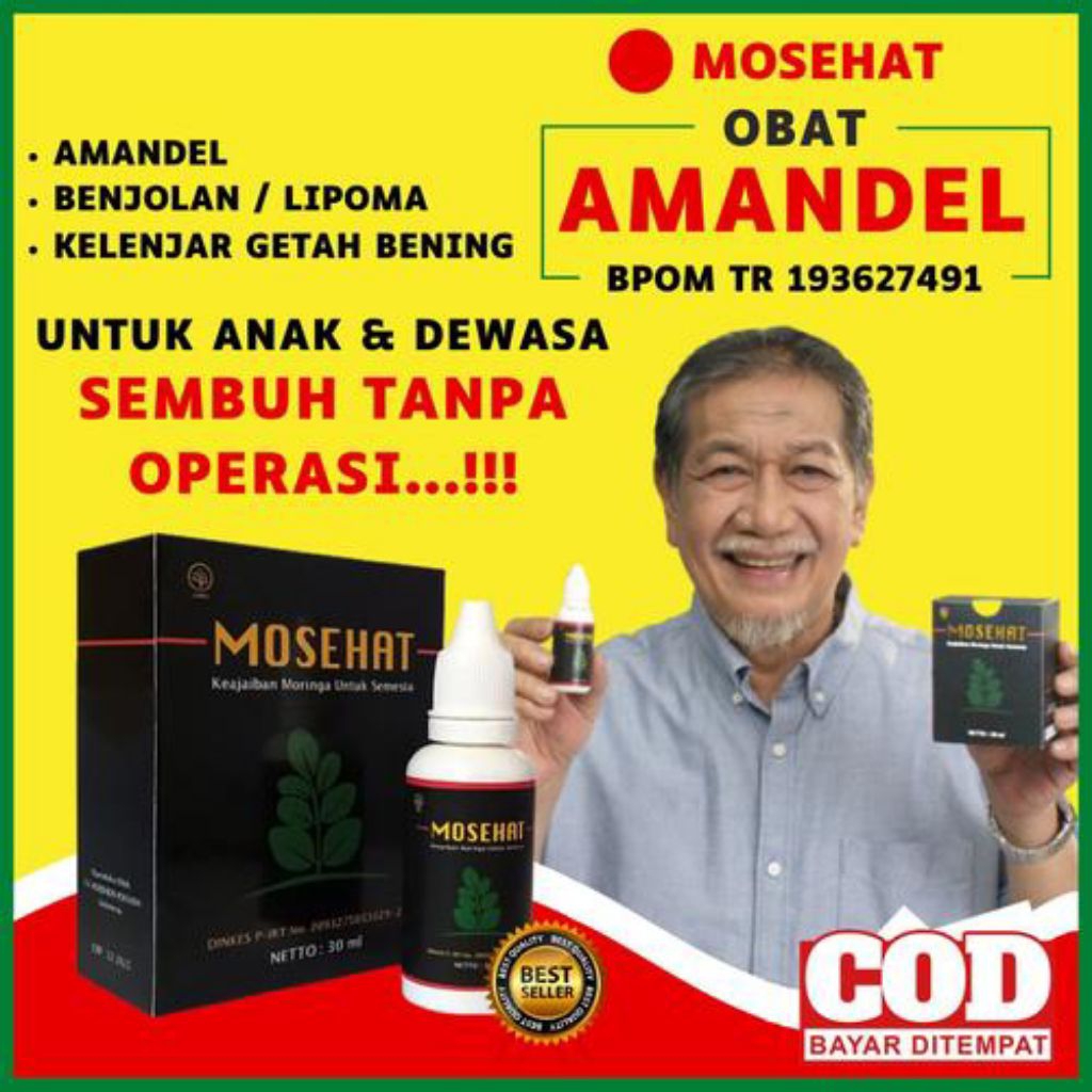 MOSEHAT Obat Amandel Ampuh dan Mujarab
