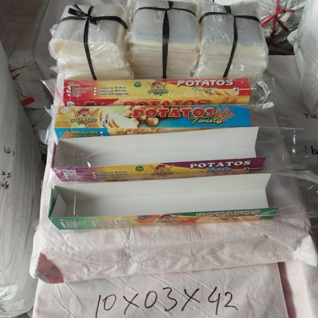 plastik kentang  spiral plastik kentang ulir kemasan plastik kentang spiral