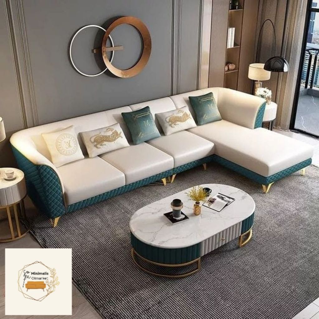 Sofa L Shape Sofa Ruang Tamu Sofa Letter L Minimalis
