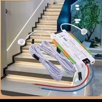 LED Motion Sensor Lampu Strip LED Fleksibel LED Motion Sensor Pengontrol Otomatis Sistem 32 Channel