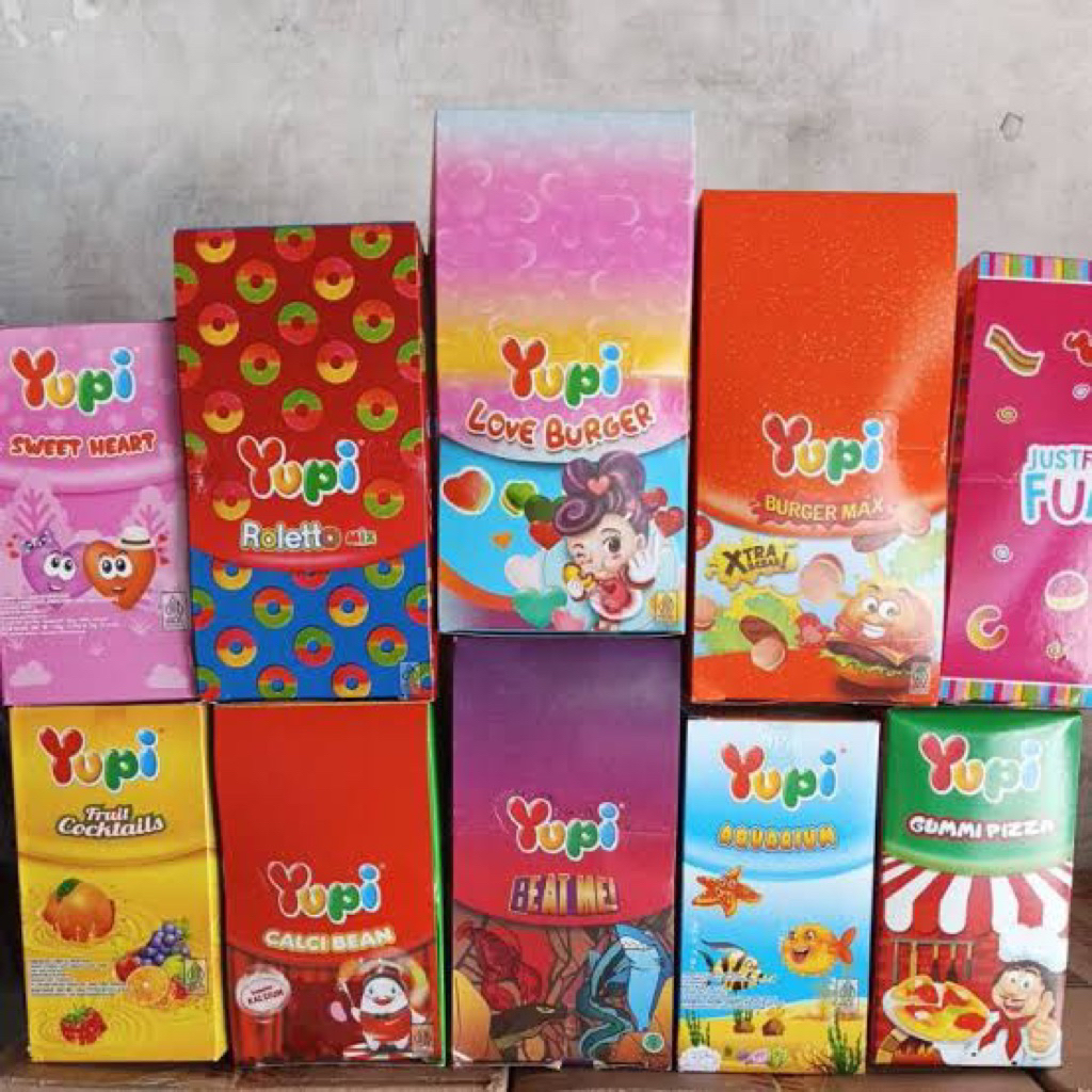 

Aneka Yupi isi 12pcs