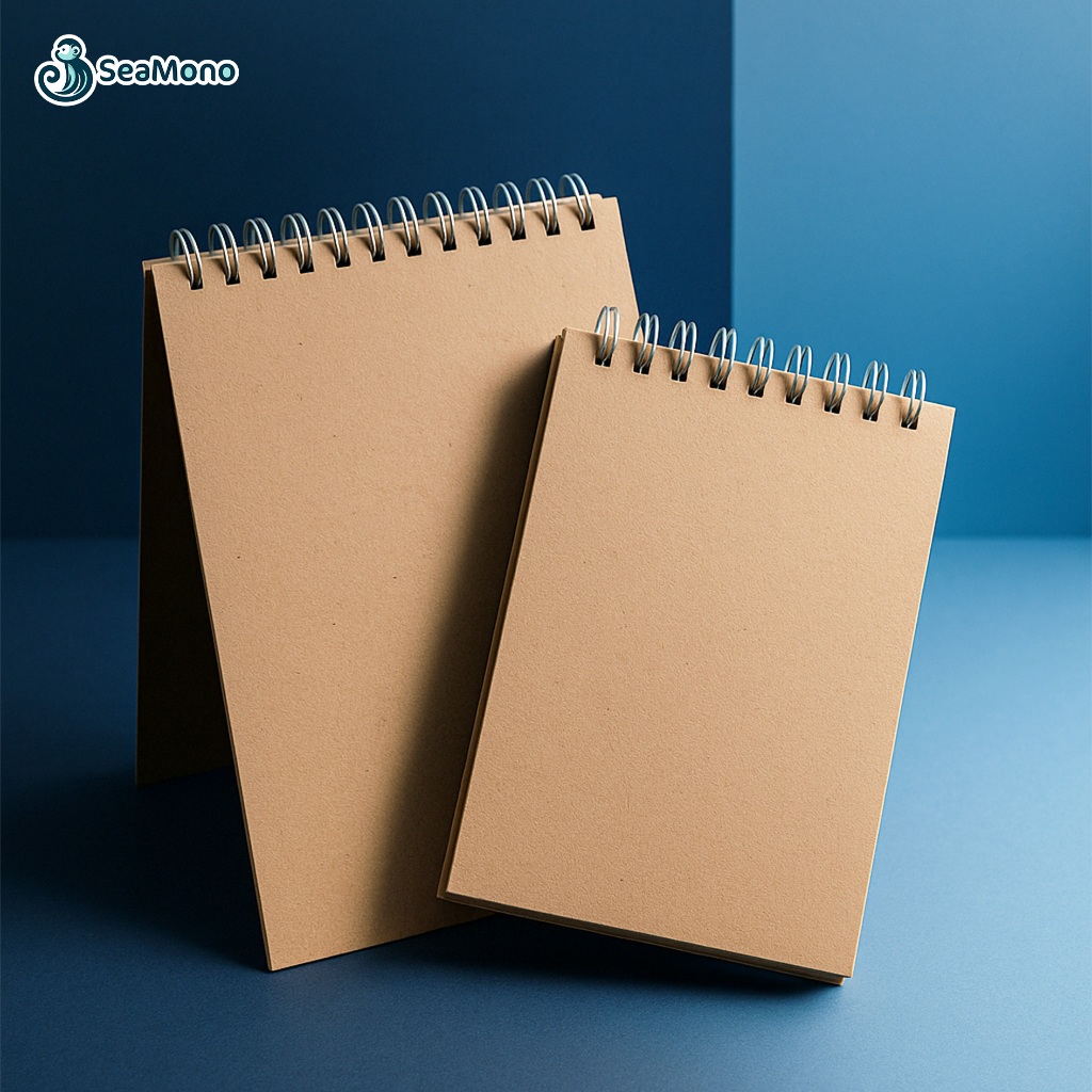 

Scrapbook Spiral A5 Vintage Kraft – Buku Catatan DIY | Jurnal Kreatif & Album Foto