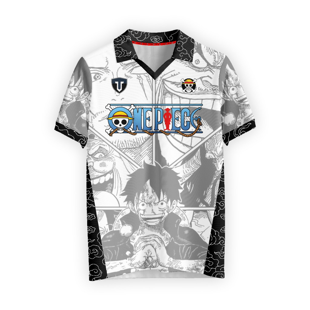 JERSEY KAOS ANIME ONE PIECE - KAOS JERSEY ONE PIECE LUFFY AWAKENS -  JERSEY ANIME FULL PRINT ONE PIE